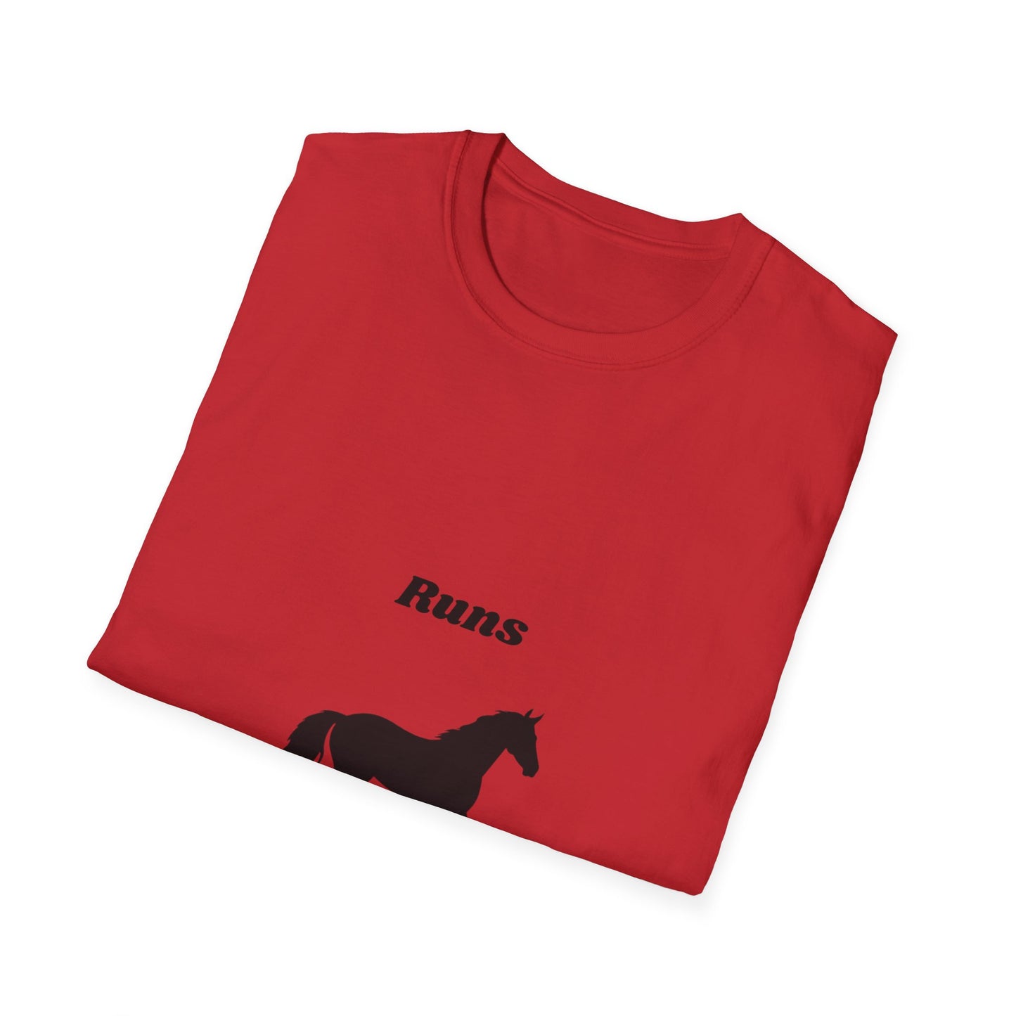 Runs on Plants T-Shirt | Horse