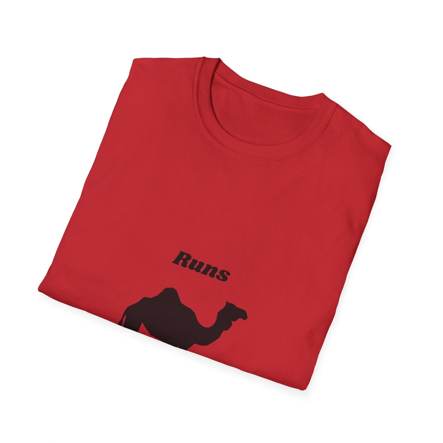 Runs on Plants T-Shirt | Camel