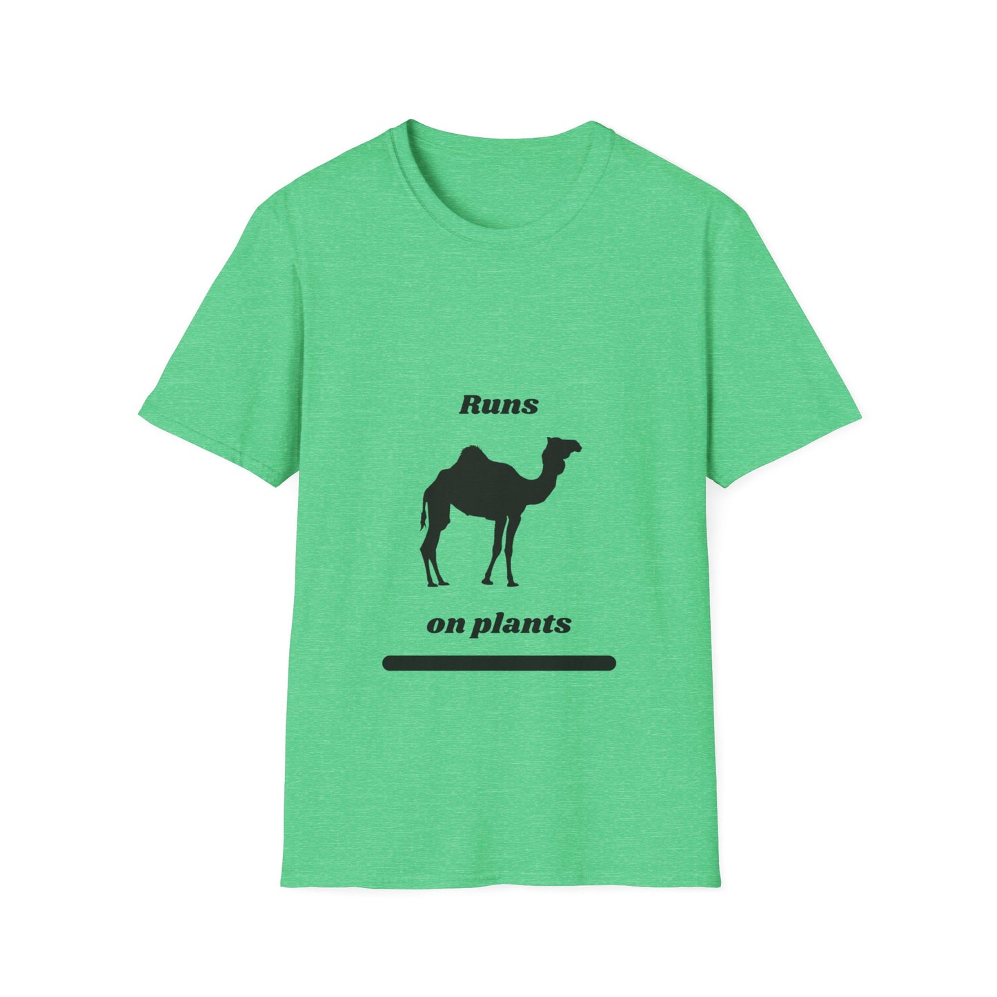 Runs on Plants T-Shirt | Camel