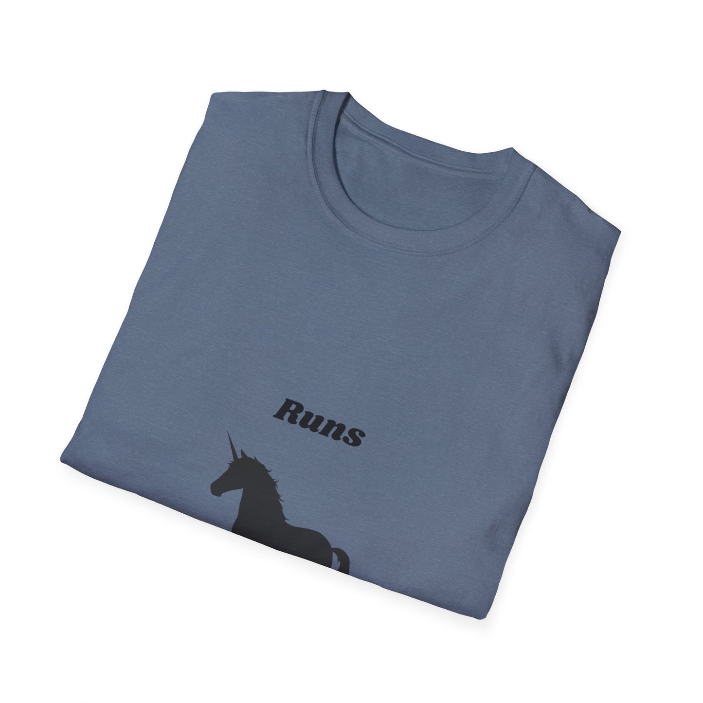 Runs on Plants T-Shirt | Unicorn