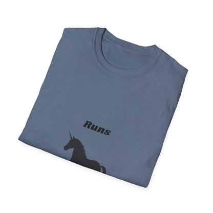 Runs on Plants T-Shirt | Unicorn