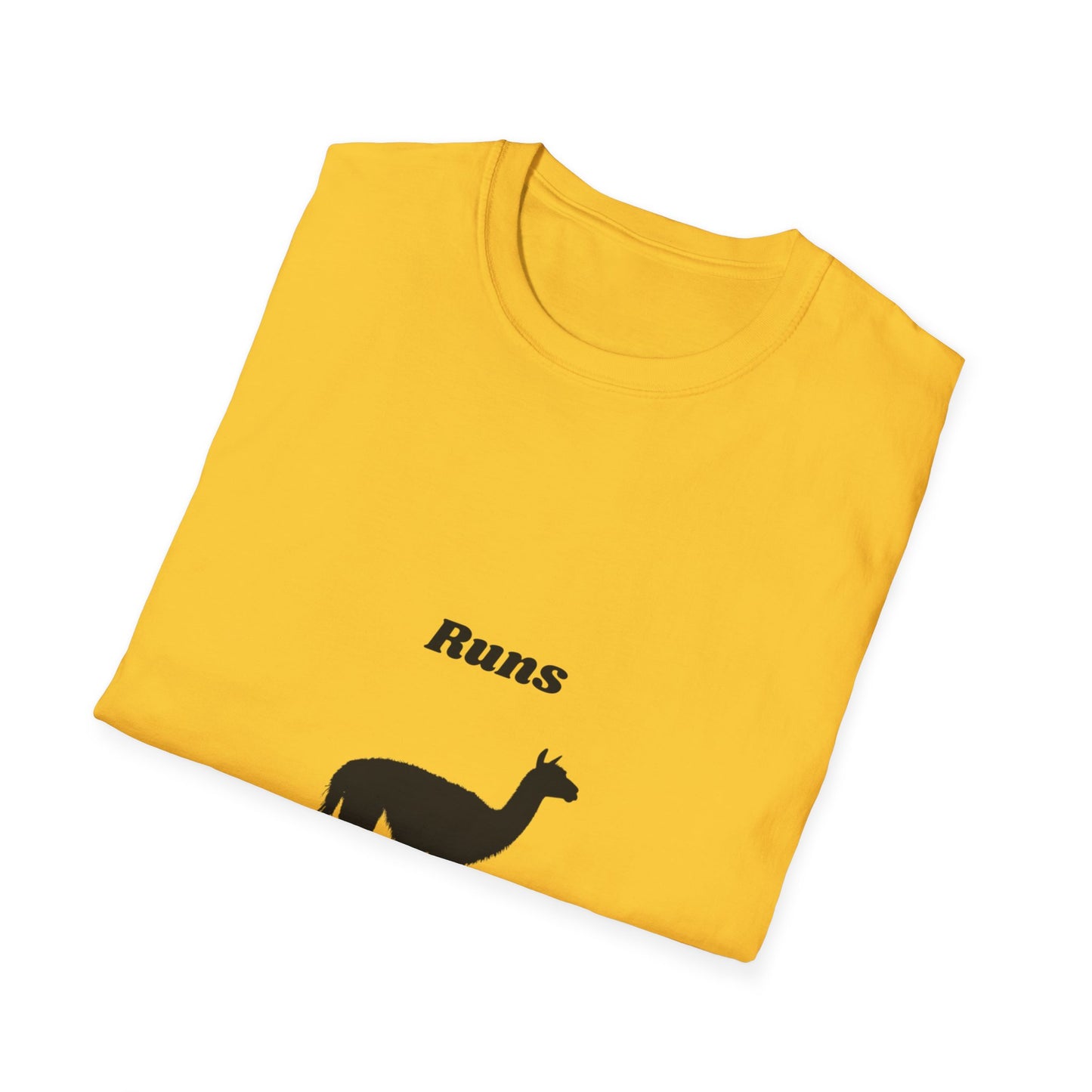Runs on Plants T-Shirt | Llama