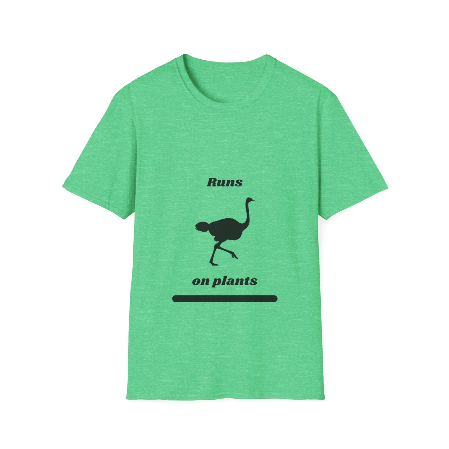 Runs on Plants T-Shirt | Ostrich