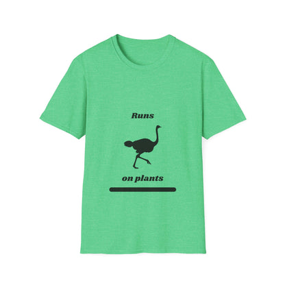Runs on Plants T-Shirt | Ostrich