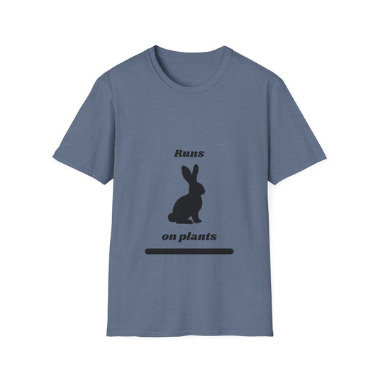 Runs on Plants T-Shirt | Rabbit