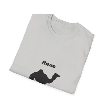 Runs on Plants T-Shirt | Camel