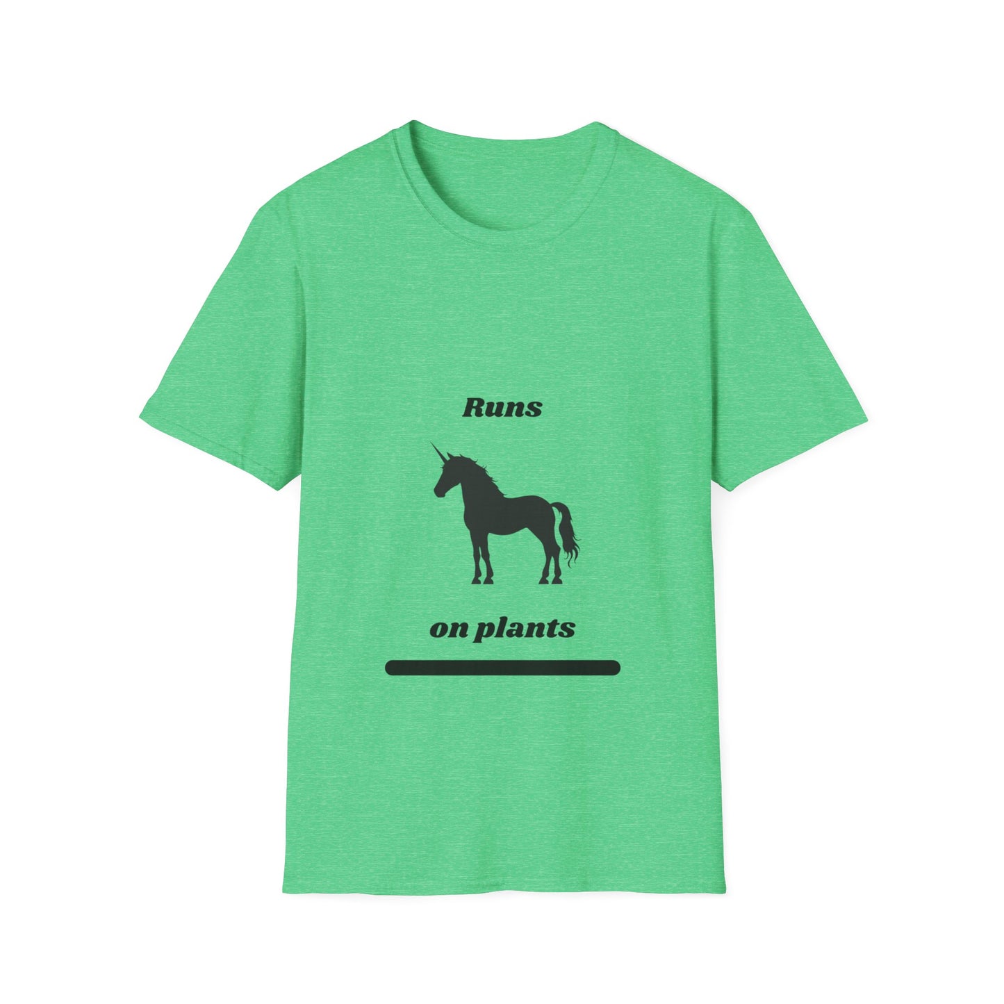 Runs on Plants T-Shirt | Unicorn