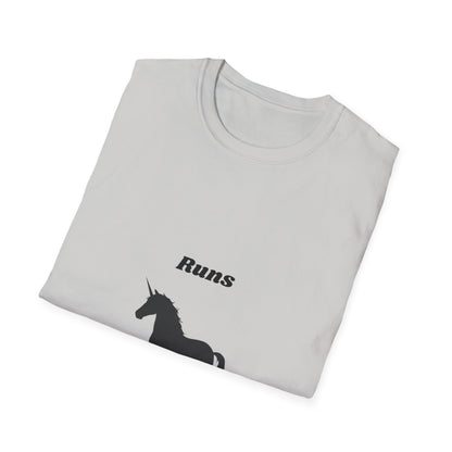 Runs on Plants T-Shirt | Unicorn