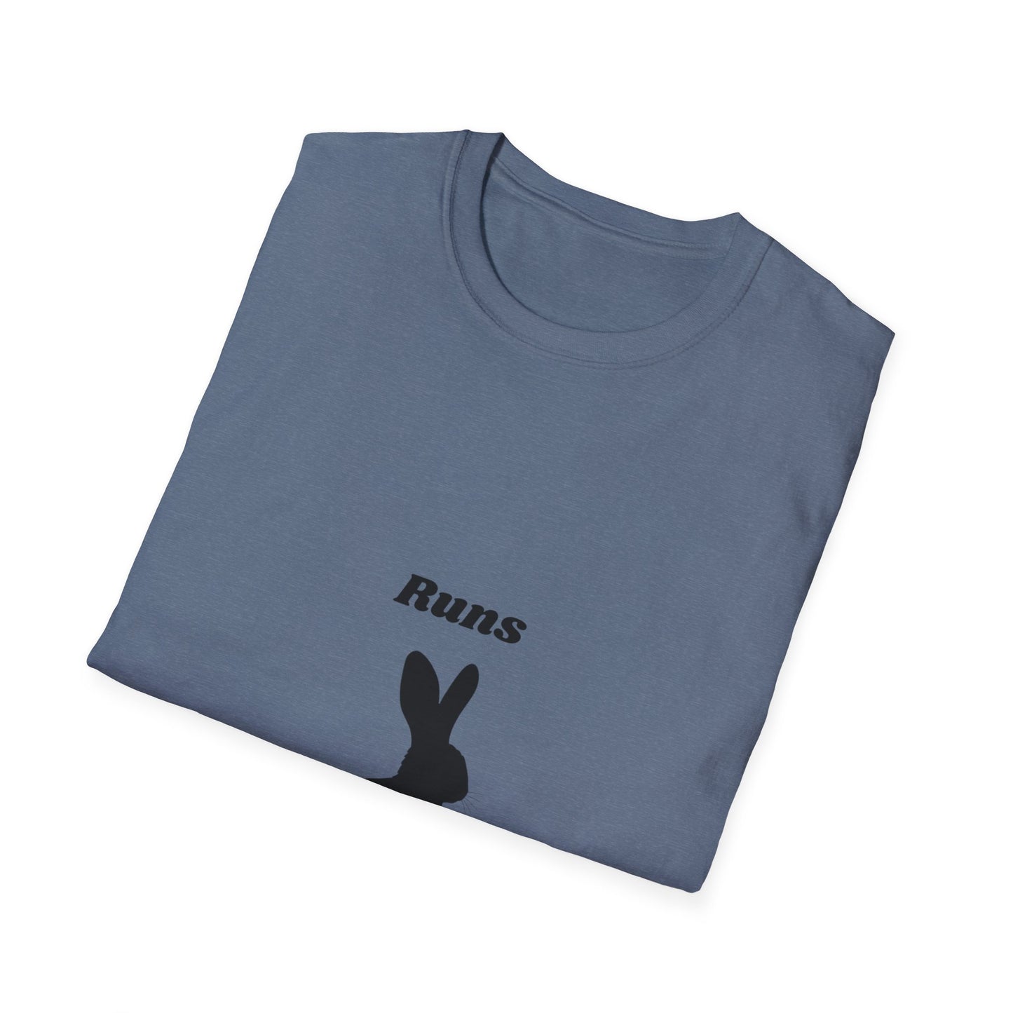 Runs on Plants T-Shirt | Rabbit