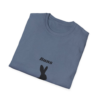 Runs on Plants T-Shirt | Rabbit
