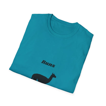 Runs on Plants T-Shirt | Llama
