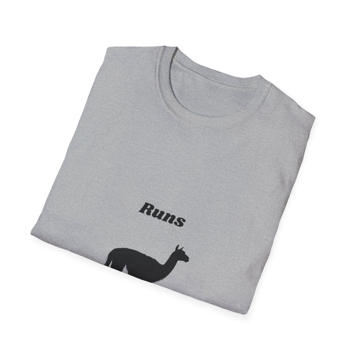 Runs on Plants T-Shirt | Llama