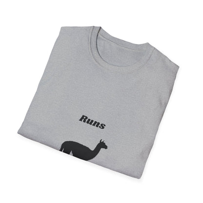 Runs on Plants T-Shirt | Llama