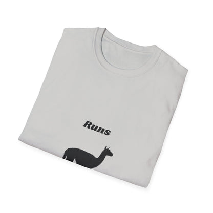 Runs on Plants T-Shirt | Llama