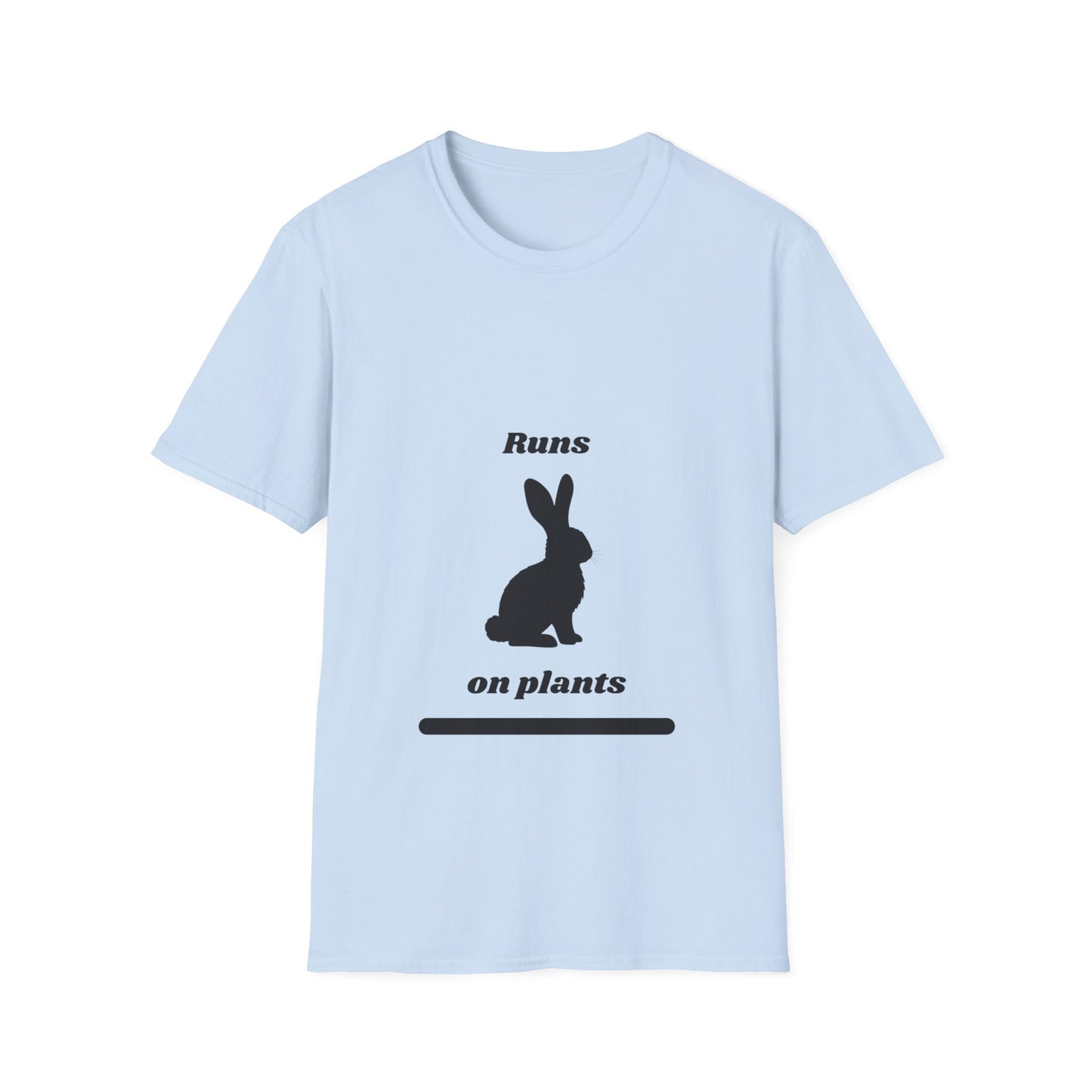 Runs on Plants T-Shirt | Rabbit