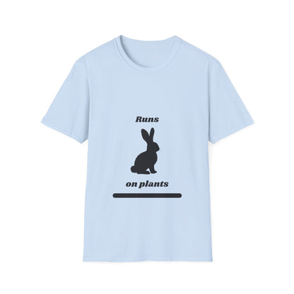 Runs on Plants T-Shirt | Rabbit