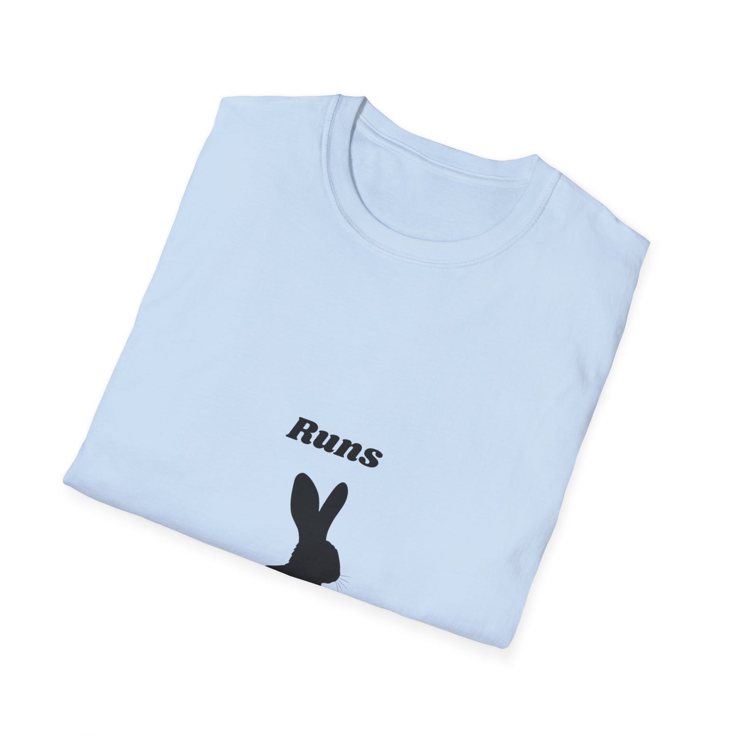 Runs on Plants T-Shirt | Rabbit