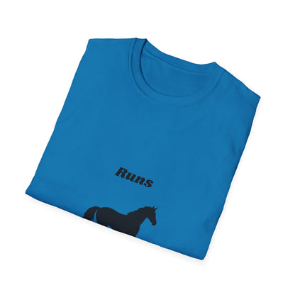 Runs on Plants T-Shirt | Horse