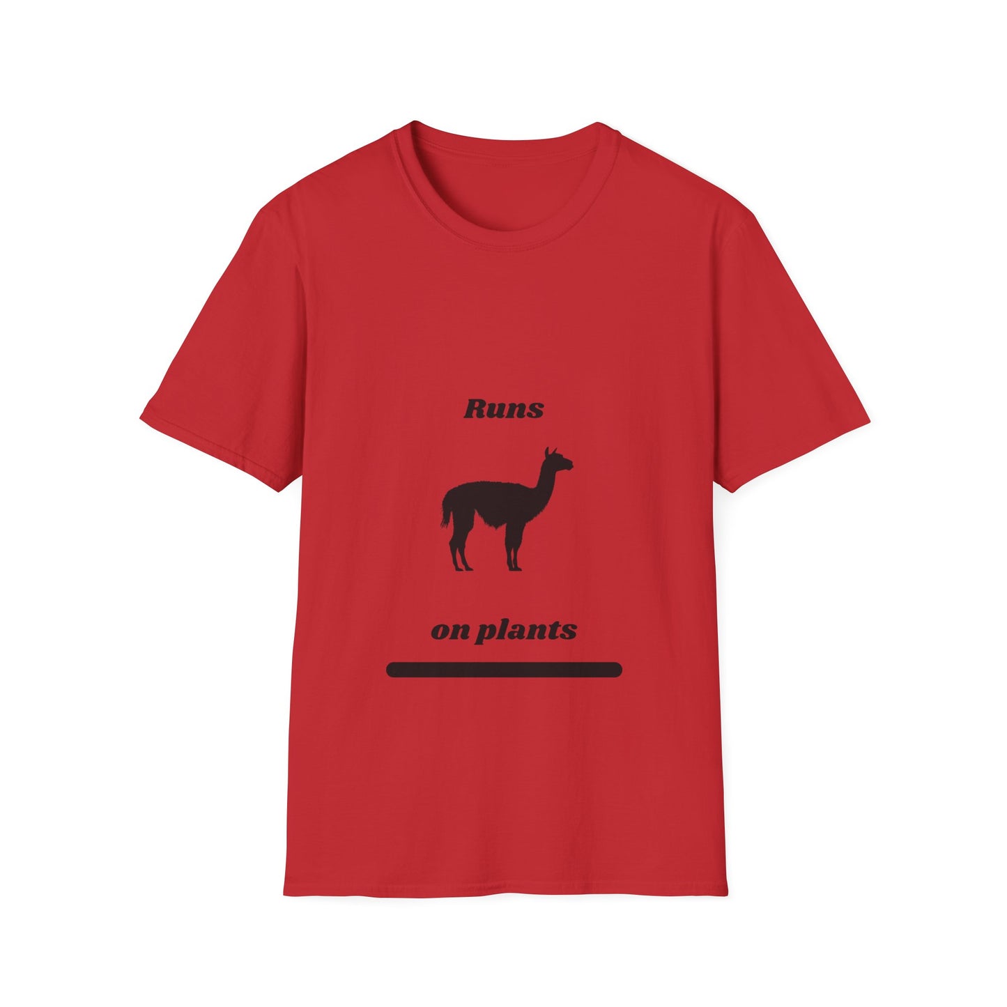 Runs on Plants T-Shirt | Llama