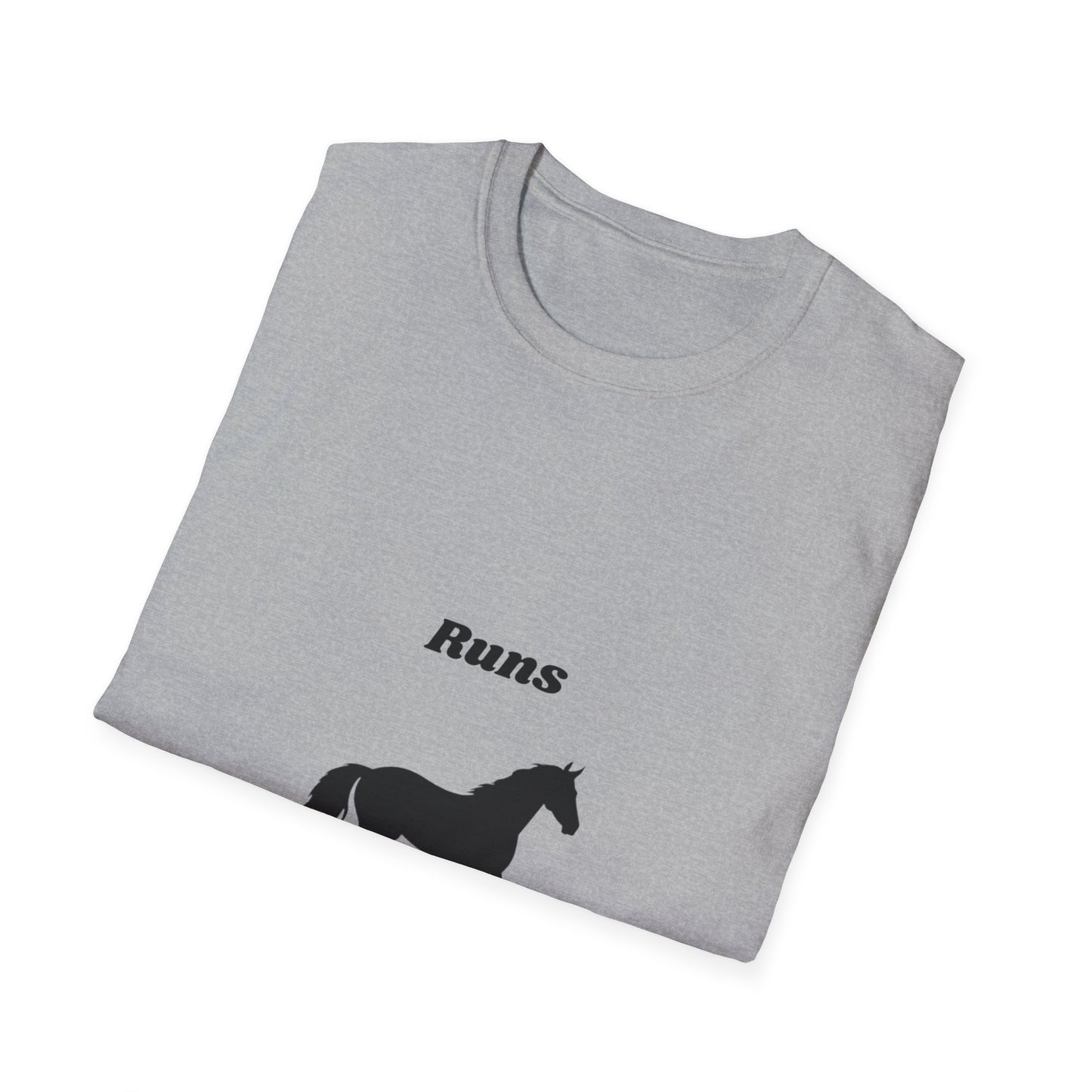 Runs on Plants T-Shirt | Horse