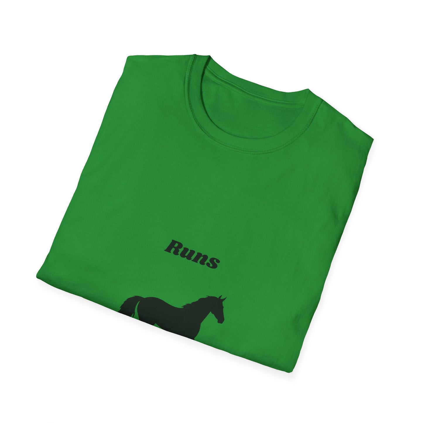 Runs on Plants T-Shirt | Horse