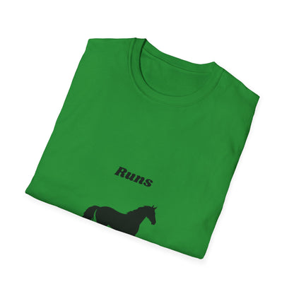 Runs on Plants T-Shirt | Horse