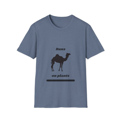 Runs on Plants T-Shirt | Camel