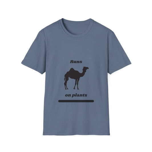 Runs on Plants T-Shirt | Camel