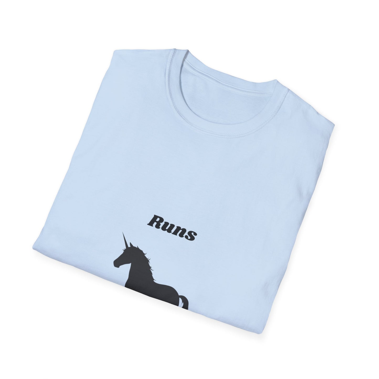 Runs on Plants T-Shirt | Unicorn