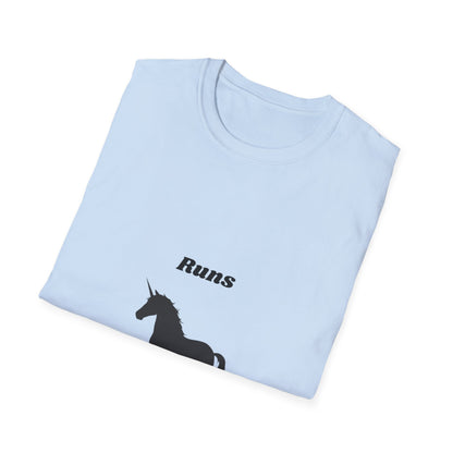 Runs on Plants T-Shirt | Unicorn