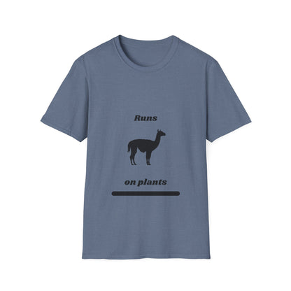 Runs on Plants T-Shirt | Llama