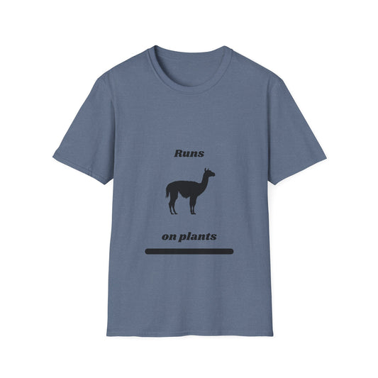 Runs on Plants T-Shirt | Llama
