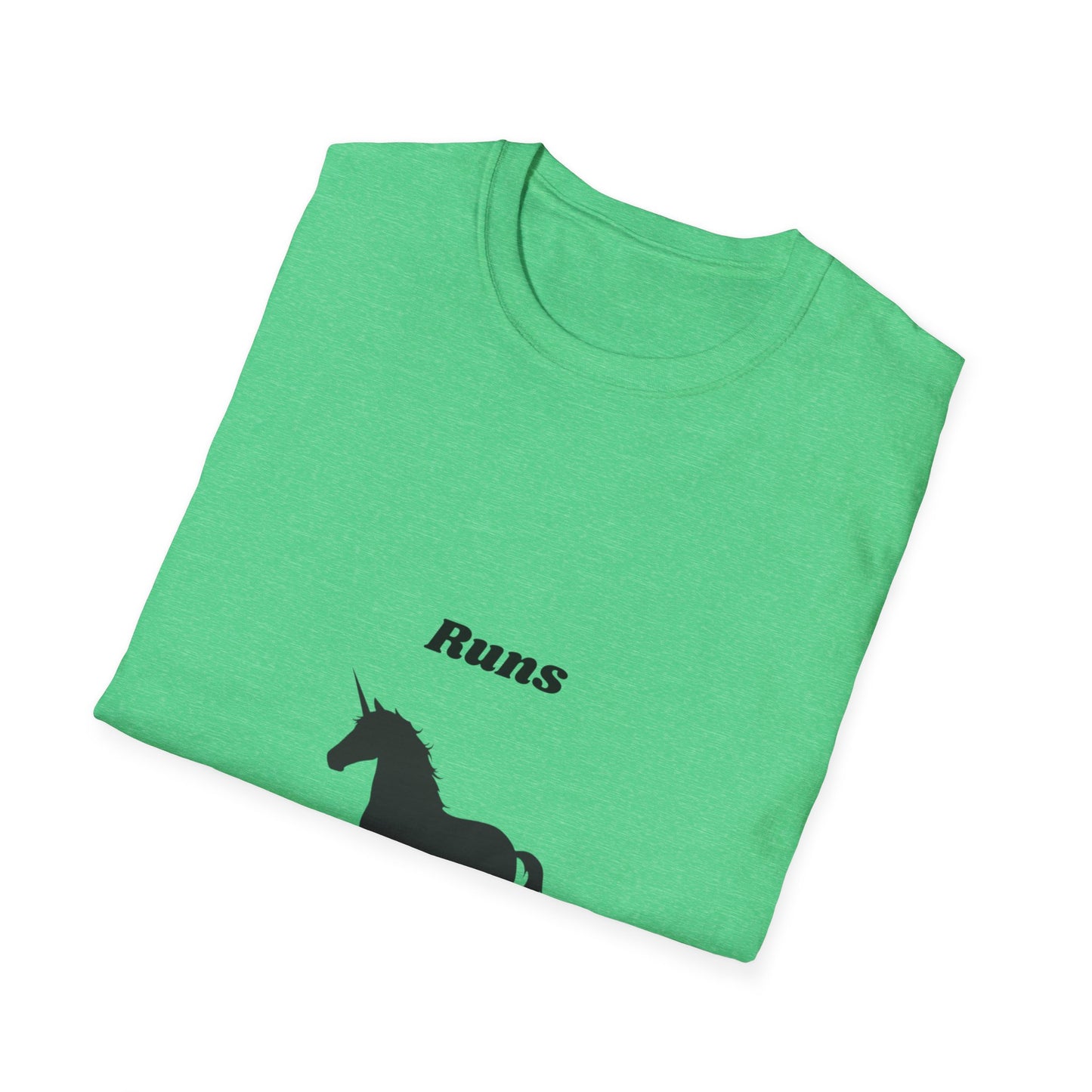 Runs on Plants T-Shirt | Unicorn