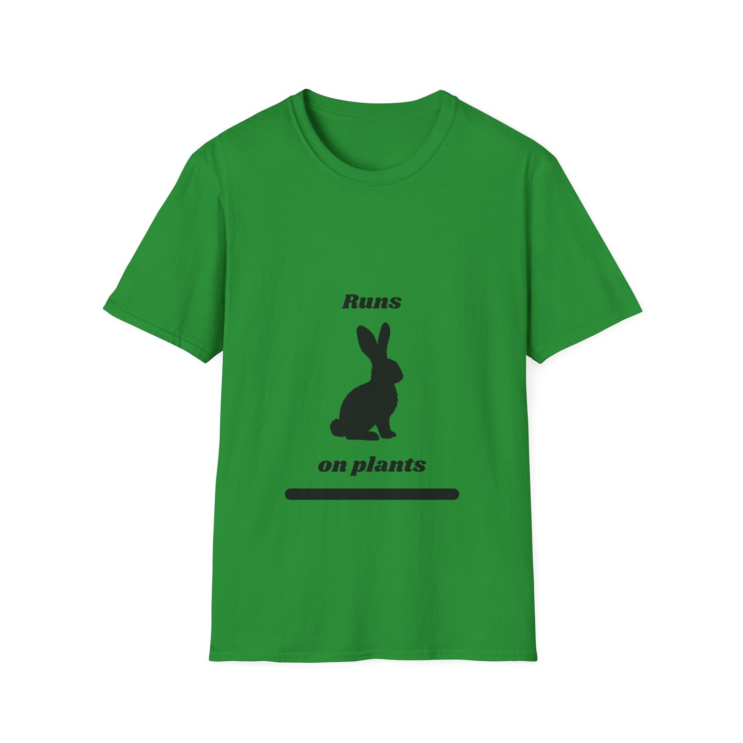 Runs on Plants T-Shirt | Rabbit