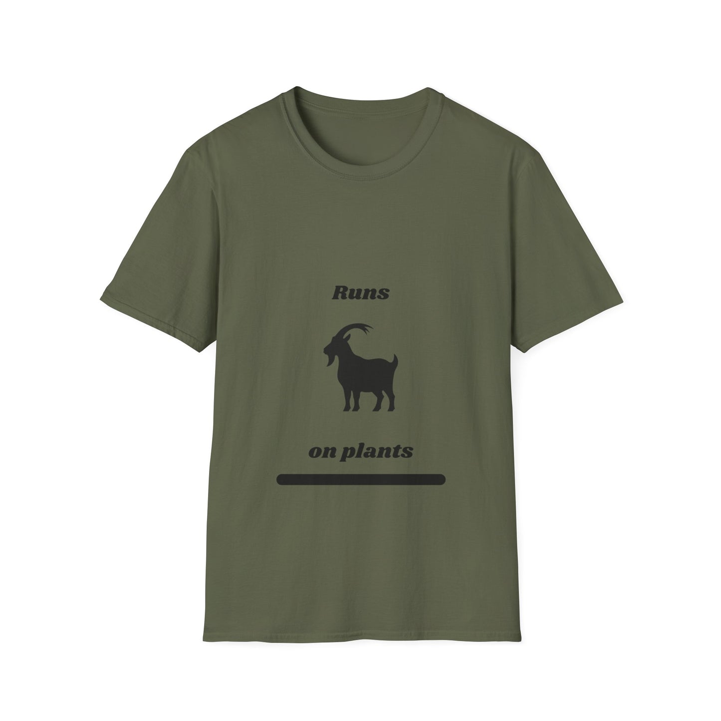 Runs on Plants T-Shirt | Mtn. Goat