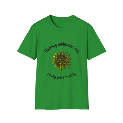 Running maintains my sunny personality T-Shirt