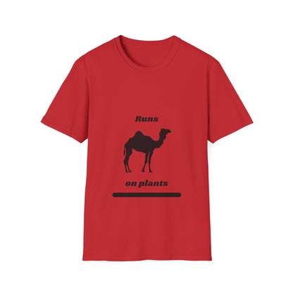 Runs on Plants T-Shirt | Camel