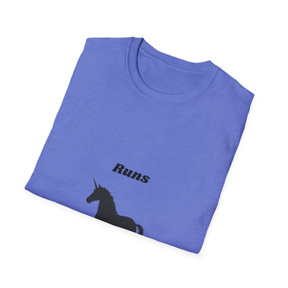 Runs on Plants T-Shirt | Unicorn