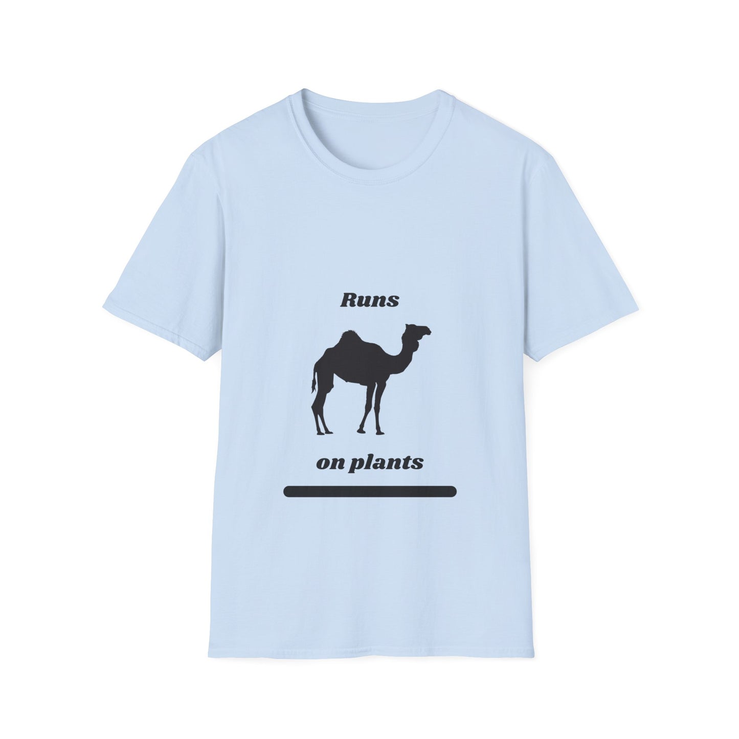 Runs on Plants T-Shirt | Camel