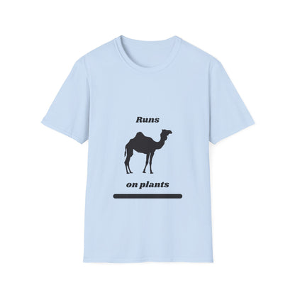 Runs on Plants T-Shirt | Camel
