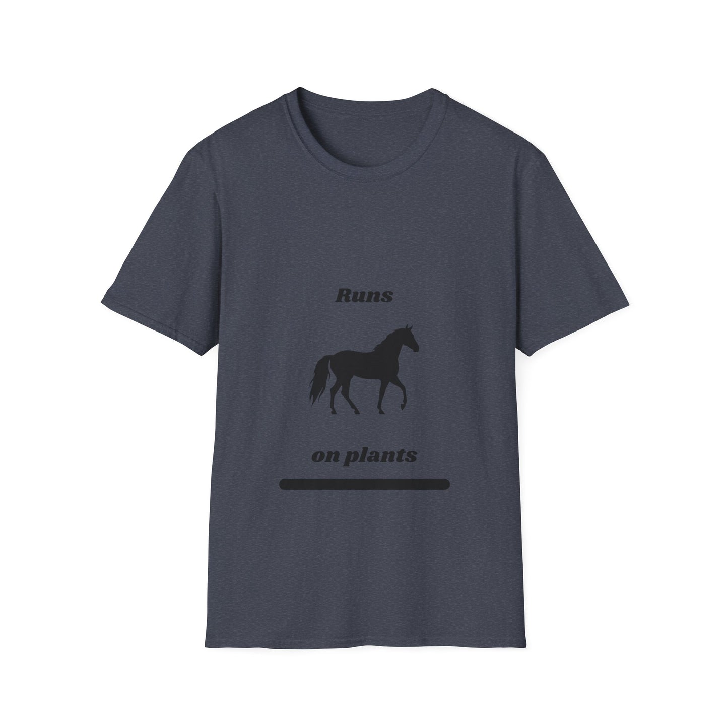 Runs on Plants T-Shirt | Horse