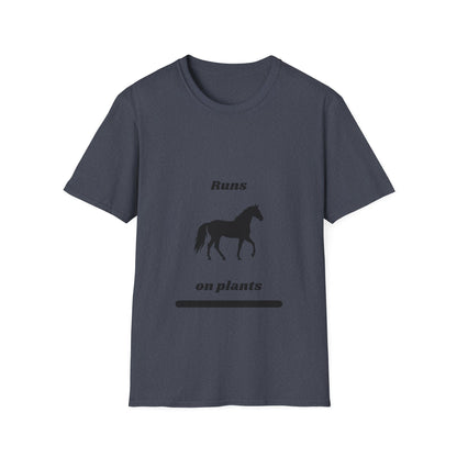 Runs on Plants T-Shirt | Horse