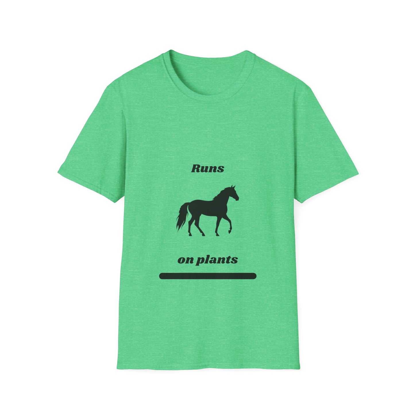 Runs on Plants T-Shirt | Horse