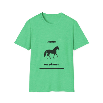 Runs on Plants T-Shirt | Horse