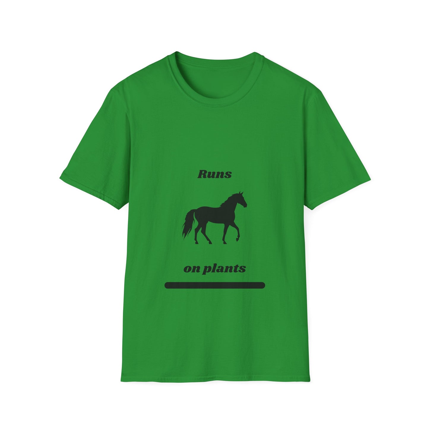 Runs on Plants T-Shirt | Horse