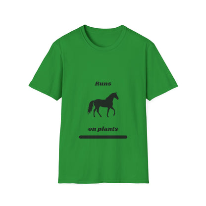 Runs on Plants T-Shirt | Horse