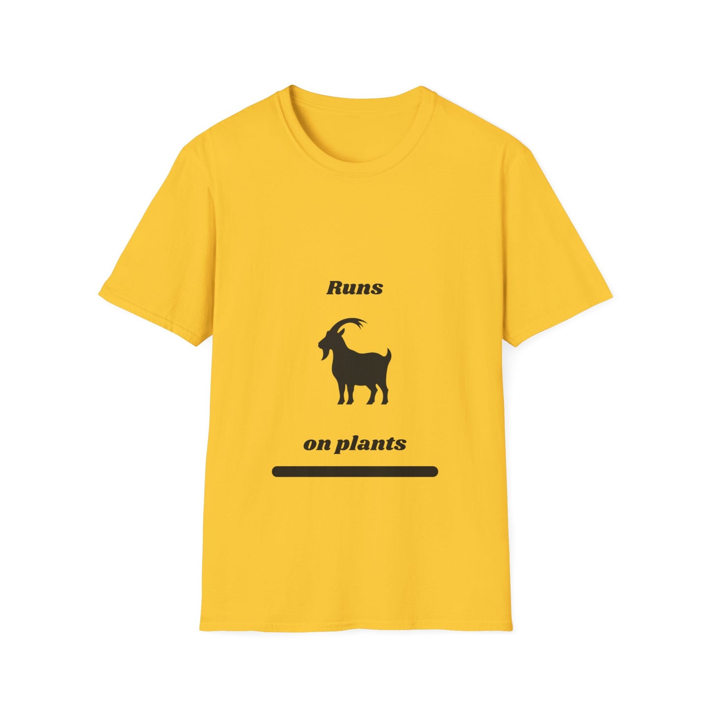 Runs on Plants T-Shirt | Mtn. Goat