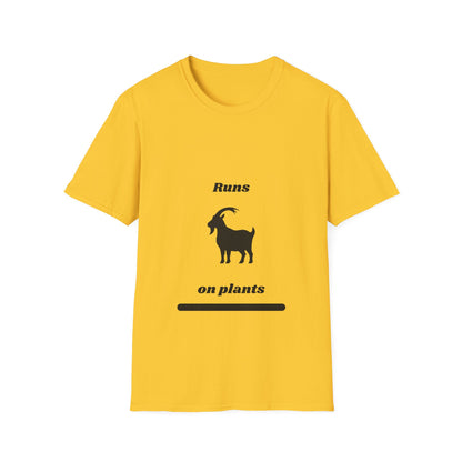 Runs on Plants T-Shirt | Mtn. Goat