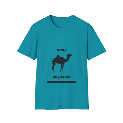 Runs on Plants T-Shirt | Camel