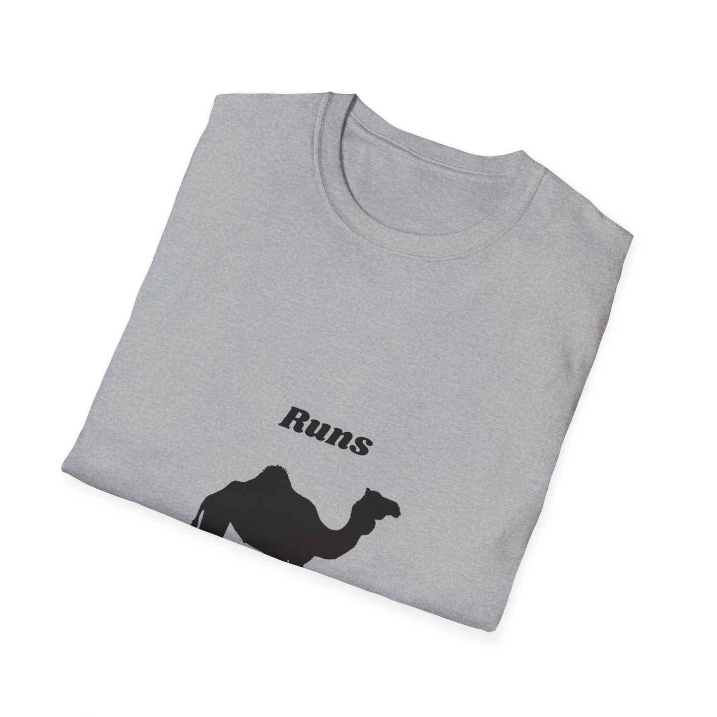 Runs on Plants T-Shirt | Camel
